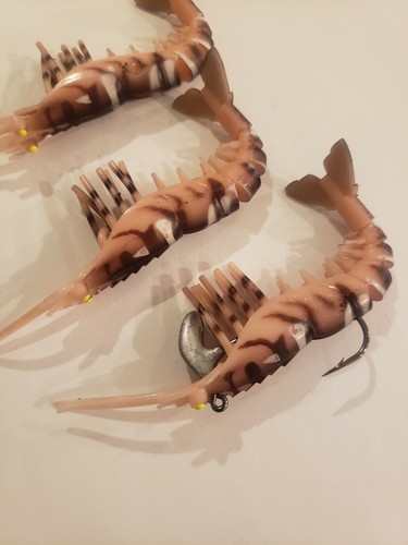 Soft plastic shrimp lure - soft,