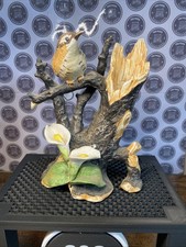 Porcelain Bird On Branch W/