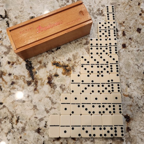 Vintage dominoes game - dominoes,