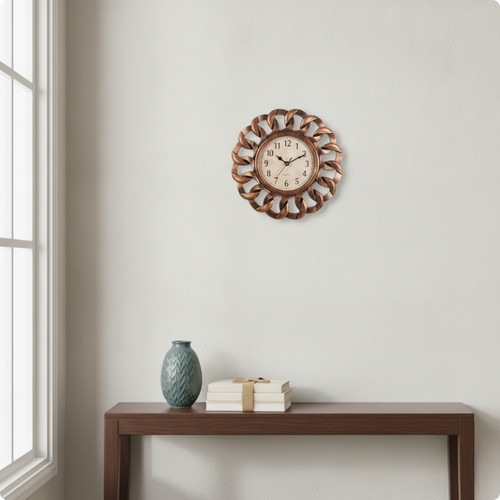 Clock with openwork frame - with,