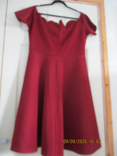 Boohoo burgundy dress - burgundy, 24