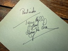 SIGNED ventriloquist Terry