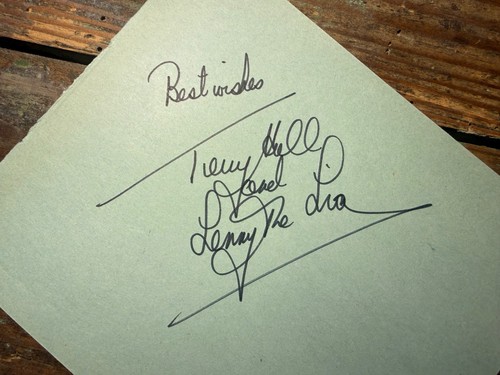 Signed ventriloquist terry - signed,