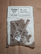 Ian Kirk 4mm Basic kit 4M5 GWR 7-plank Goods Wagon Kit 00 gauge