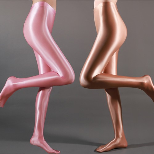 Ladies satin tights opaque - ladies,