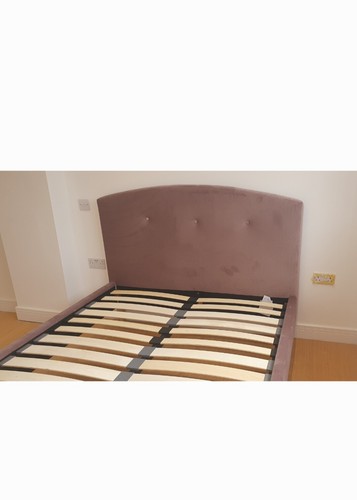 Velvet double bed frame - velvet,