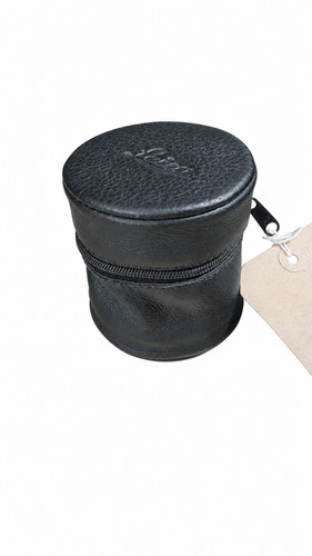 Leica black leather zipped - black,
