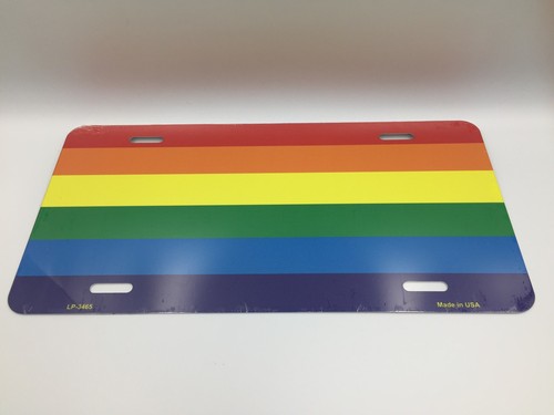 Rainbow car license - us,
