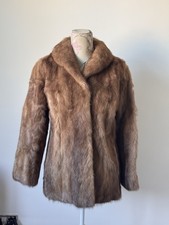 Genuine Pastel Mink Fur Coat