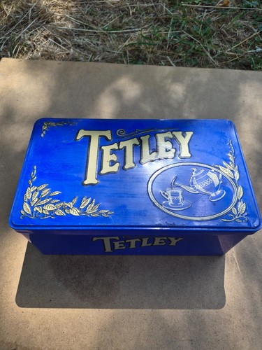 Tetley vintage tea - vintage, tin