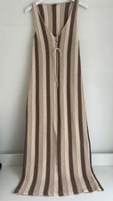 Zara Striped Midi Dress Rustic