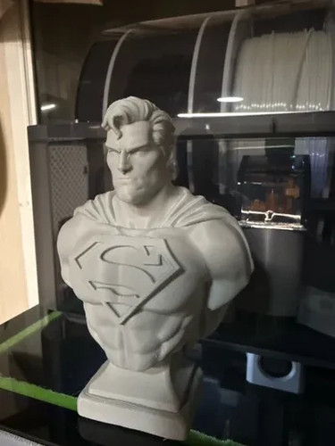 Superman monochrome bust - superman,