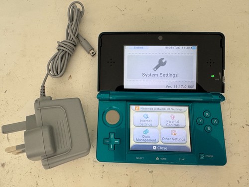 Nintendo 3ds blue handheld - nintendo,
