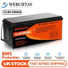 12V 200Ah LiFePO4 Lithium Battery Low Temp Leisure Battery for RV Solar 200A BMS