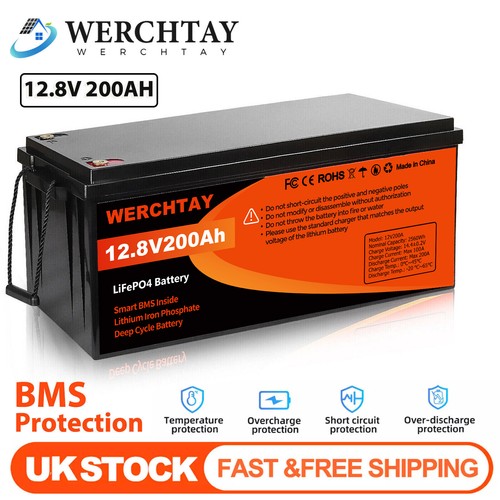12v 200ah lifepo4 lithium - 200ah,