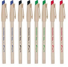 PaperMate Erasable Pens Set Blue Black Red Green Ballpoint Medium Nib Tip 1.0mm