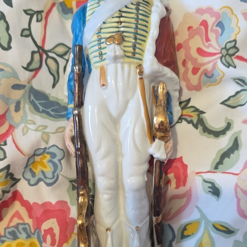 Porcelain military soldier - military,