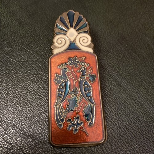 1950 souvenir enamel - souvenir, brass