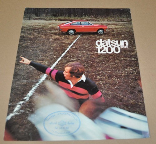 Datsun 1200 coupe brochure - datsun,