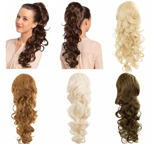 Curly thick koko ponytail - curly,