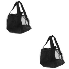  2pcs Single Bowling Bag Mesh Design Sports Bag Handle Design Bowling Ball
