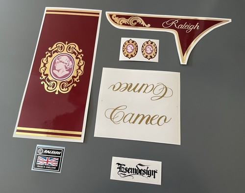 Raleigh cameo 1970 - cameo, decal