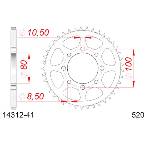 Afam steel crown p520 - crown, z41