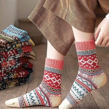 5 Pairs Winter Womens Thick
