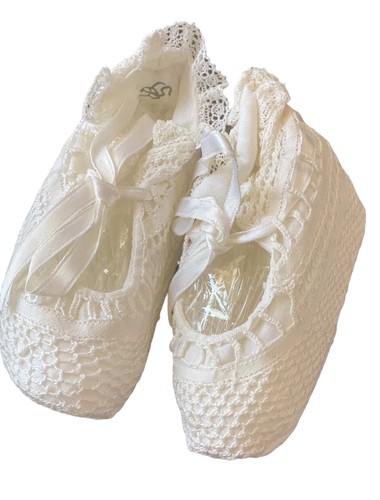 Vintage baby crochet booties - vintage,