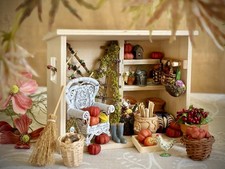Dolls House Market Stall OOAK Rustic Autumnal Retreat Loose Accessories! 12th