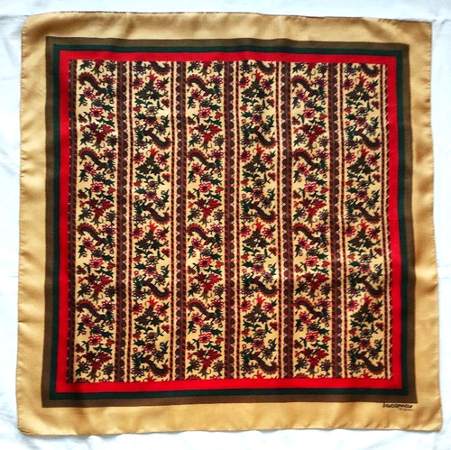 Vintage jacqmar silk scarf - jacqmar,
