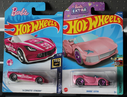 Hotwheels barbie corvette - 14,