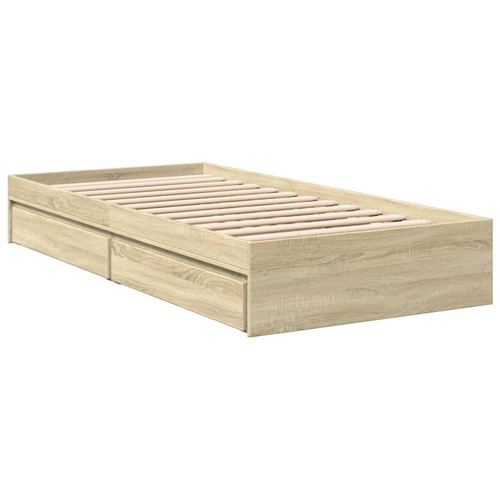 Bed frame with drawers base - bed,