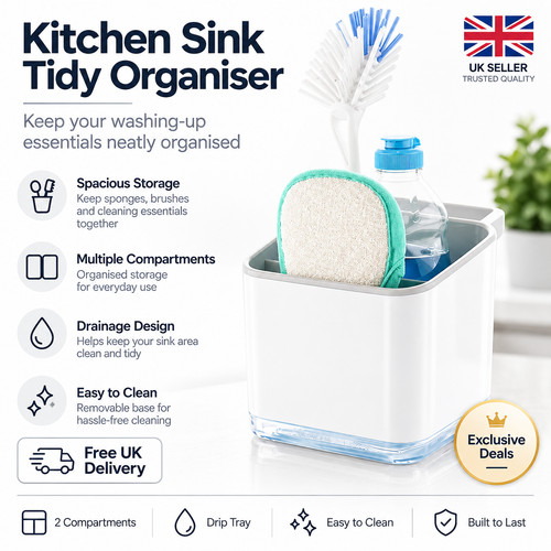 Kitchen sink tidy - sink, organiser