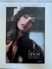 Black opium perfume by Yves Saint Laurent 90ml, the cellophane wrapping is open