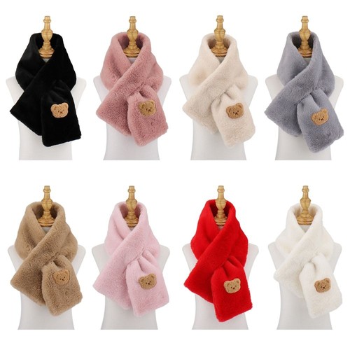 Rabbit fur plush shawl neck - fur,