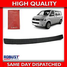 FOR VW TRANSPORTER T5 REAR BUMPER COVER BLACK ABS PROTECTOR GUARD STEP SILL TRIM