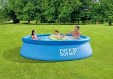 Intex Easy Set 28120NP 10 Feet X 30 inch  Inflatable Swimming Pool - Blue (UK)