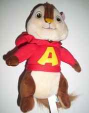 ALVIN AND THE CHIPMUNKS PLUSH SOFT TOY 8" TALL NEW & BAGGED