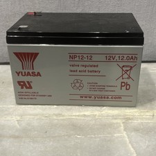 Yuasa NP12-12 Sealed Lead Acid Battery 12V 12Ah 12 volt