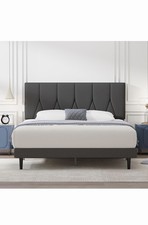 Single Bed Frame,dark Grey