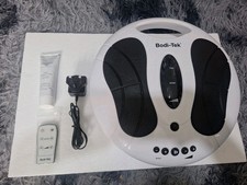 Working - Bodi-Tek Circulation Plus Active Foot Massager with remote and cream. 