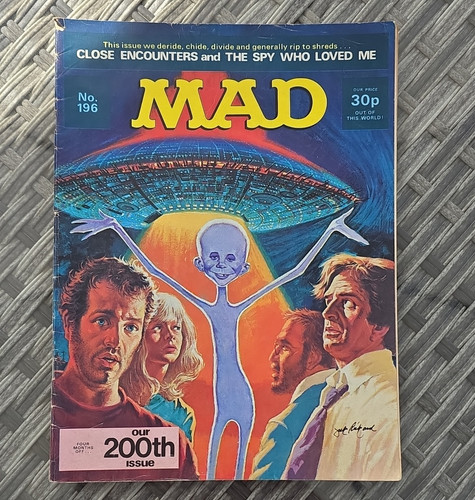 Mad magazine issue 196 - mad,