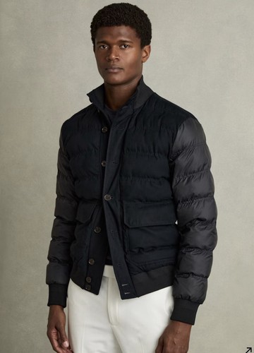 Reiss navy bomber - bomber, men's
