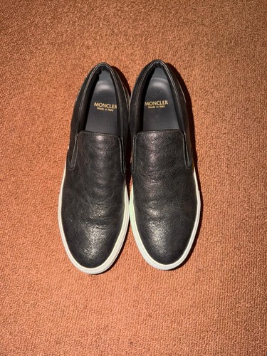 Moncler slip black shoes - slip,