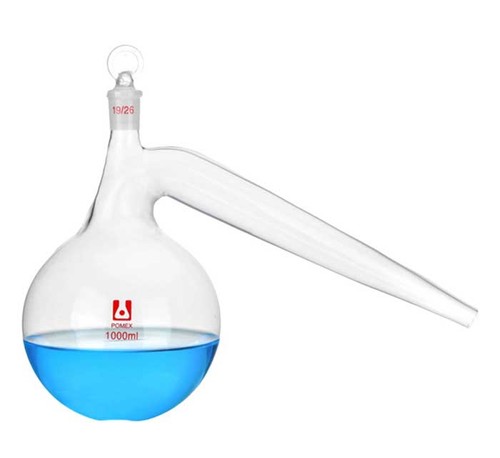 Glass retort 125 - glass,