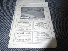 DONCASTER ROVERS V MANCHESTER CITY 1950-1