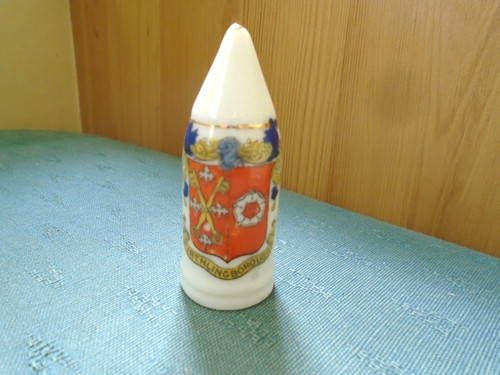 Irthlingborough crest model - model, of