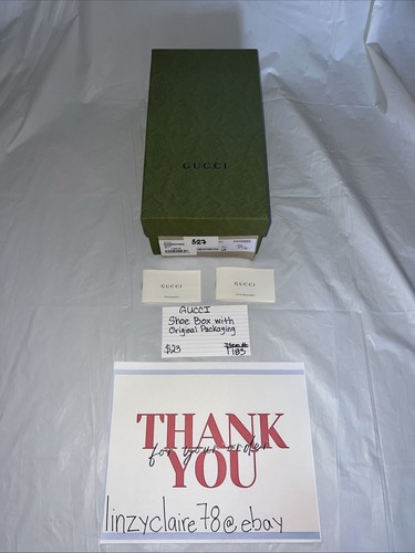 Authentic gucci shoe box - shoe, with