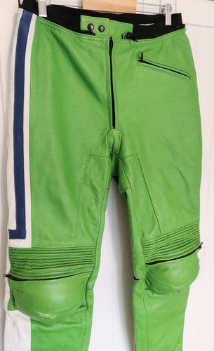 Leather motorcycle trousers - leather,